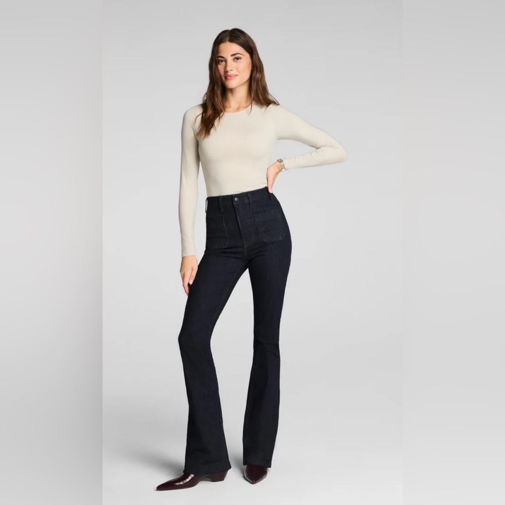 Spanx SPANXSculpt Redefine Flare Jeans with Pockets